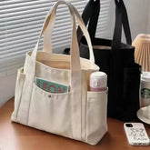 Large Canvas Tote Bag Durable and Stylish for Every Occasion - Himpall